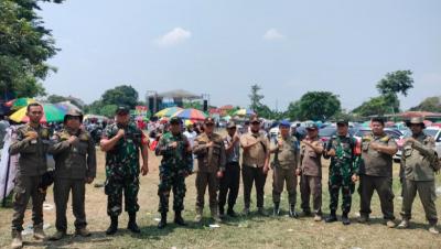 Satpol PP Kabupaten Tangerang berkoordinasi dengan TNI-Polri siap mengamankan Pilkada Kabupaten Tangerang. [Foto: Dok Pemkab/RMB]