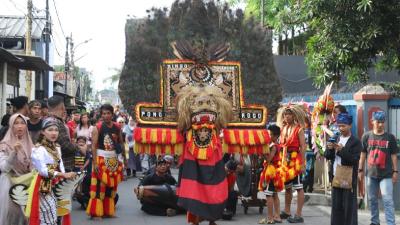 Parade Reog meriahkan Milad KPC Blosso ke 35 di Kota Tangerang- Foto: Dok Pemkot Tangerang -