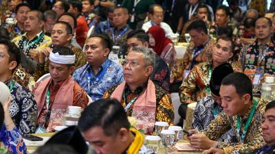 Rapat Koordinasi Penguatan Sinergi Pemberantasan Korupsi Pemerintahan Daerah, yang digelar Komisi Pemberantasan Korupsi (KPK) RI di Candi Bentar Hall, Putri Duyung Ancol, Jakarta, Kamis (10/7/2025). - Foto: Dok. Pemkot Tangsel -