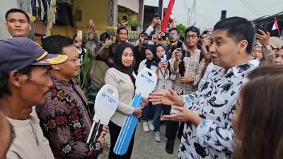 Menteri Perumahan dan Kawasan Permukiman (PKP) Maruarar Sirait meninjau Perumahan Puri Harmoni Indah, Kota Serang, Banten, Sabtu (9/8/2025) - Repro/Ig Maruarar -