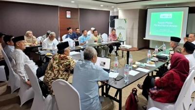 Rapat Pleno Pengurus Besar Mathlaul Anwar (PBMA) di Swiss-Belhotel, Tangerang Selatan, Senin (18/8/2025). - Foto: Asep/PBMA -