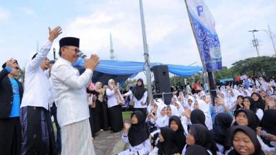 Wali Kota Tangerang Sachrudin saat meayakan hari Santri. - Dok. Pemkot Tangerang -