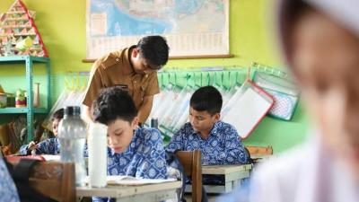 Kegiatan Belajar Mengajar yang ada di Sekolah Inklusi di Kota Tangerang. - Dok. Dinas Kominfo Kota Tangerang -
