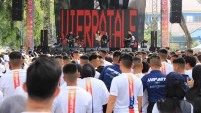 Ribuan masyarakat mengikuti Fun Run IMPACT Fest 2026 yangdigelar Politeknik Imigrasi dan Pemasyarakatan  (Poltekimipas) - Foto: Dok Pemkot Tangerang -