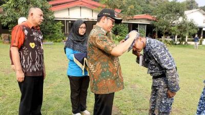 Wakil Wali Kota Tangerang Maryono menutup Pelatihan Bela Negara PPPK kerjasama Kesbangpol dengan Kodim 0508/Depok - Foto: Dok Pemkot Tangerang -