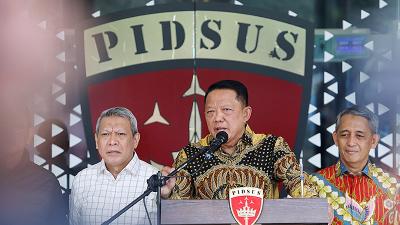 aksa Agung Muda Bidang Tindak Pidana Khusus (Jampidsus) Febrie Adriansyah saat memberikan keterangan pers - Foto: Dok. Berita Nasional -