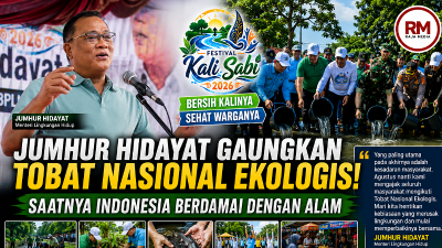 Foto ilustrasi Menteri LH Jumhur Hidayat di acara Festival Kalisabi di Kota Tangerang - RMN -