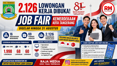 Job Fair Kemerdekaan Kota Tangerang Digelar hingga 31 Agustus 2026 - Ilustrasi RMN -