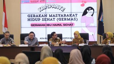 Wakil Wali Kota Tangsel Pilar Saga Ichsan saat menghadiri kampanye Germas Gerakan Ibu Hamil - Foto: Fok Pemkot Tangsel -