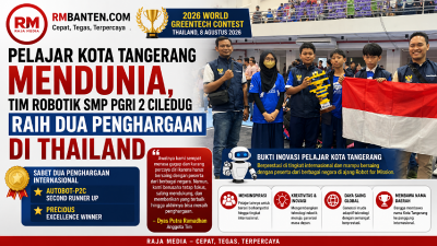 Pelajar Kota Tangerang mendunia, tim Robotik SMP PGRI 2 Ciledug raih dua penghargaan di Thailand - Ilustrasi RMN -