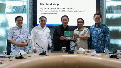 Diskusi Mini Workshop Zayed Award for Human Fraternity di Gedung PP Muhammadiyah, Jakarta, Rabu (26/8/2026). - Foto: Dok Baznas RI -