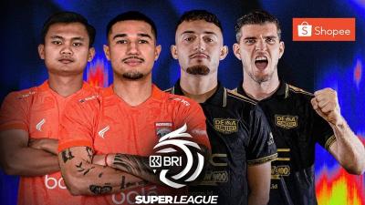 Borneo FC vs Dewa United Banten FC, duel sengit di Segiri. - Foto: Dok. Vidio -