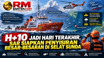 H+10 jadi hari terakhir, SAR siapkan penyisiran besar-besaran di Selat Sunda - Ilustrasi RMN -