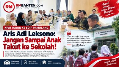 Komisi Perlindungan Anak Indonesia (KPAI) mengunjungi SD Islam Pembangunan Pamulang, Tangerang Selatan, Banten, Jumat (4/9/2026). - Ilustrasi RMN -