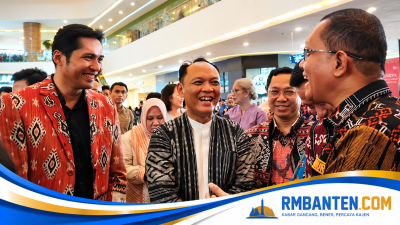 Plt. Deputi Bidang Usaha Mikro Kementerian UMKM Reghi Perdana saat menghadiri pembukaan FCE 2026 di Lippo Plaza Kupang, Sabtu (3/10/2026). - Humas KUMKM/RMB -