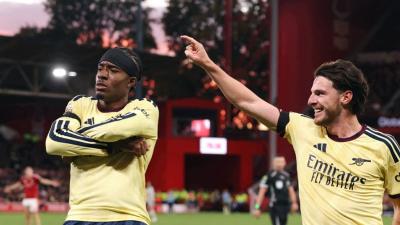Gol Noni Madueke pada menit ke-80 menyegel kemenangan 1-0 Arsenal atas Nottingham Forest - Foto: Repro -
