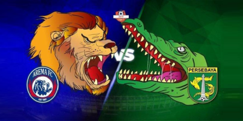 Ilustrasi super big match Arema Vs Persebaya/Repro