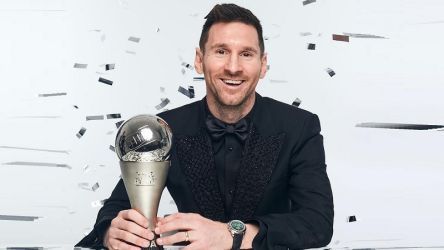 Penyerang sepakbola asal Argentina Lionel Messi menjadi pemenang kategori The Best FIFA Men's Player 2022/Twitter @leomessisite