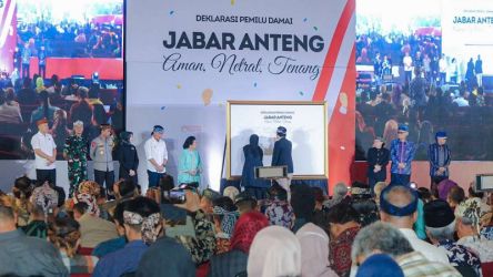 Deklarai pemilu damai Jabar Anteng. (Foto: Dok Pemprov)