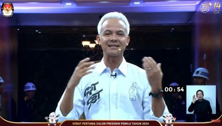 Capres nomor urut 3, Ganjar Pranowo. (Tangkapan Layar)