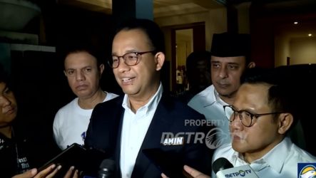 Capres nomor urut 1, Anies Baswedan menyampaikan keterangan pers usai pertemuan dengan Jusuf Kalla. (TangkapanLayar)