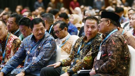 Pj Gubernur Jabar, Bey Machmudin saat  menghadiri  Musrenbangnas 2024. (Foto: Humas Jabar)