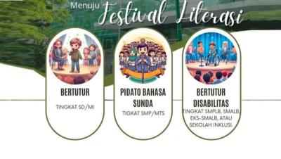 Dispusip Kota Bandung mengelar lomba pada ambore Budaya Baca IX menuju Festival Literasi.  [Foto: Diskominfo Kota Bandung]