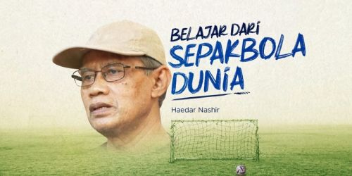 Kolase foto Ketum PP Muhammadiyah dan sepakbola dunia/Repro