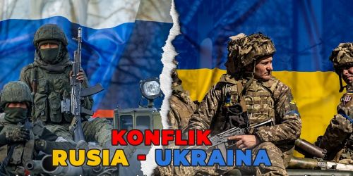 Ilustrasi perang Rusia Vs Ukraina/Repro