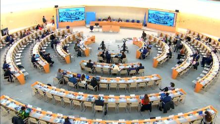 Sidang Komite HAM PBB (CCPR) di Jenewa, Swiss, Selasa 12 Maret 2024-United Nations-