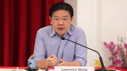 Calon Perdana Menteri baru Singapura, Lawrence Wong.--