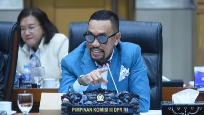 Wakil Ketua Komisi III DPR RI Ahmad Sahroni dorong APH periksa anggaran PDN. (Foto: Repro)