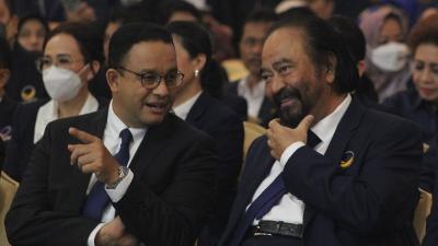 Ketua Umum Partai Nasdem Surya Paloh dan Mantan Gubernur DKI Jakarta Anies Baswedan. (Foto: Repro)