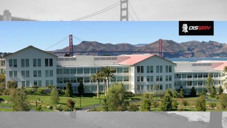 Kantor pusat Lukas Film di San Fransisco, California dengan pemandangan Golden Gate. (Disway)